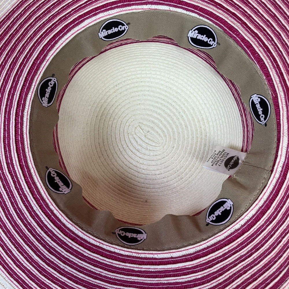 Miracle Grow Garden Hat / Women's / 30+ SPF / Pink / Sun Gardening Boating Beach - Picture 11 of 14